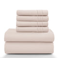 LUX 6 Piece Microfiber Bed Sheets