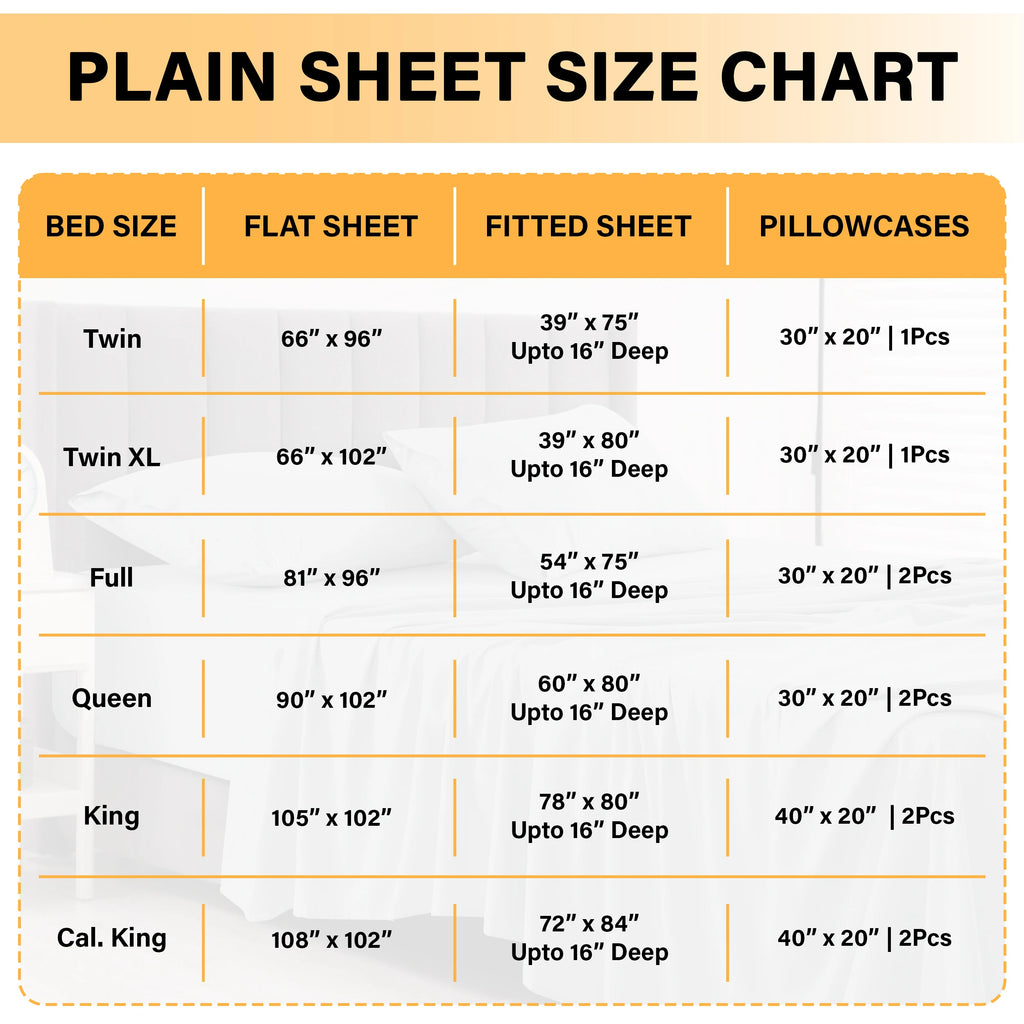 LUX 6 Piece Microfiber Bed Sheets