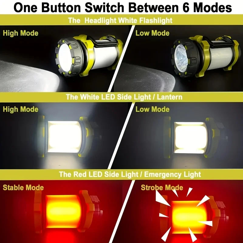 Rechargeable LED Camping Lantern Flashlight