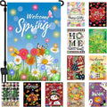 12-Piece Double-Sided LED Garden Flags