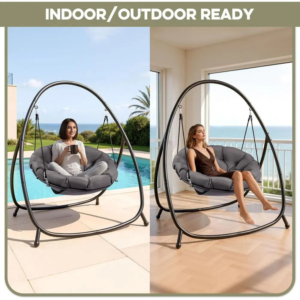 Round Indoor-Outdoor Hammock Chair
