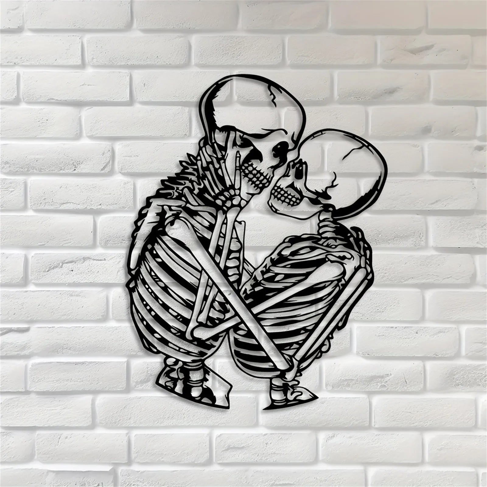 Metal Skeleton Wall Decoration