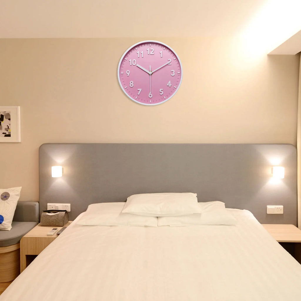 8 Inch Wall Clock Silent Non-Ticking