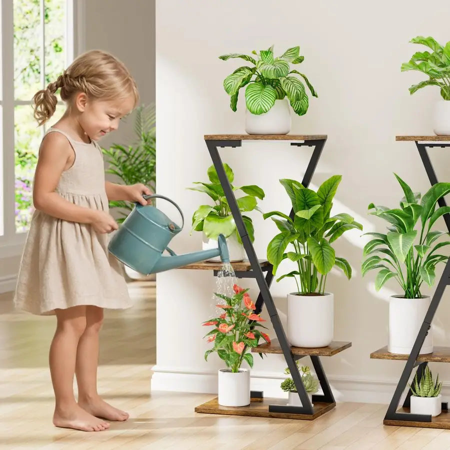 2 Pack Plant Stand With Grow Lights