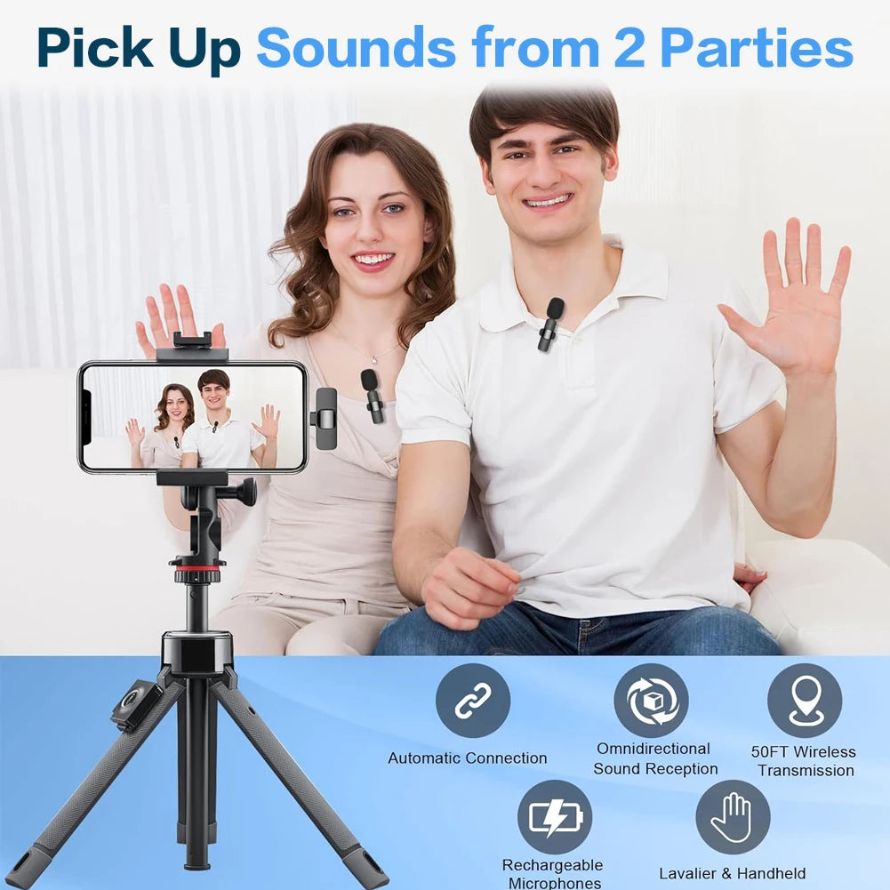 2 In 1 Lavalier Microphone