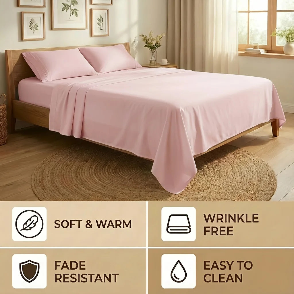 Cooling Bamboo Bed Sheets Set