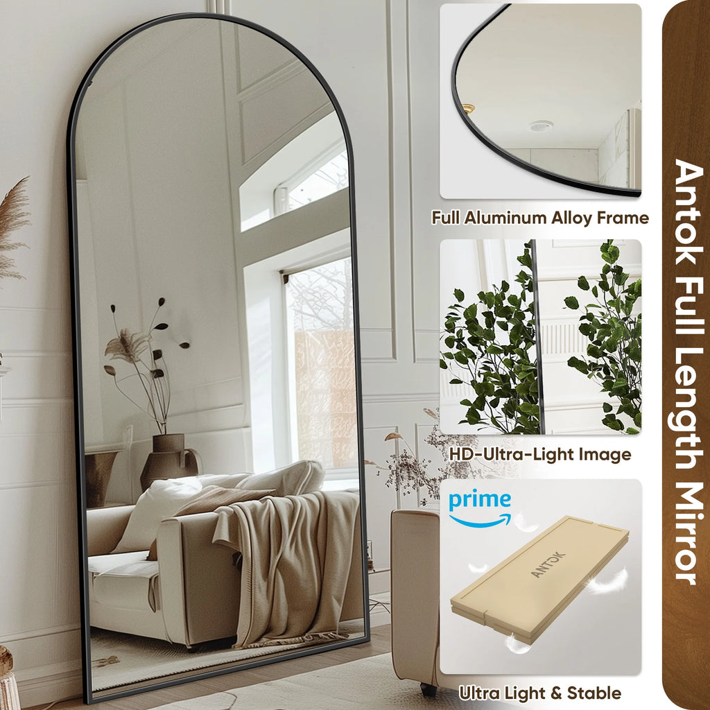 76"x34" Freestanding Full Body Mirror