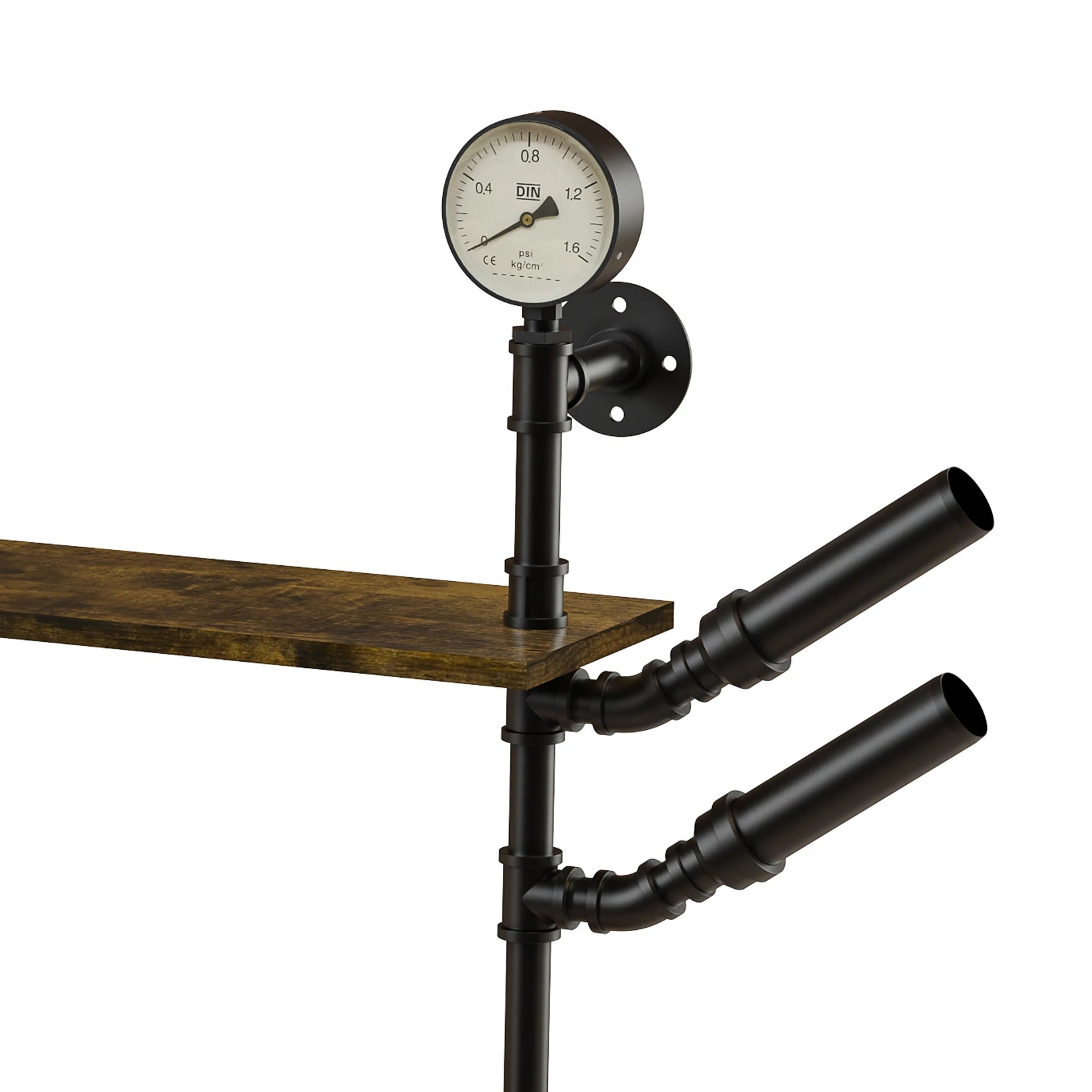 Pipe Bar Liquor Shelf