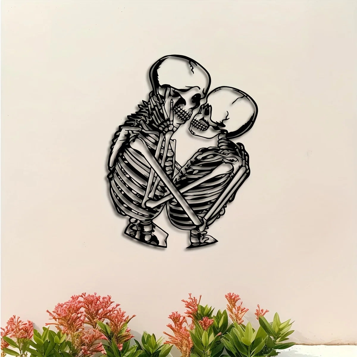 Metal Skeleton Wall Decoration