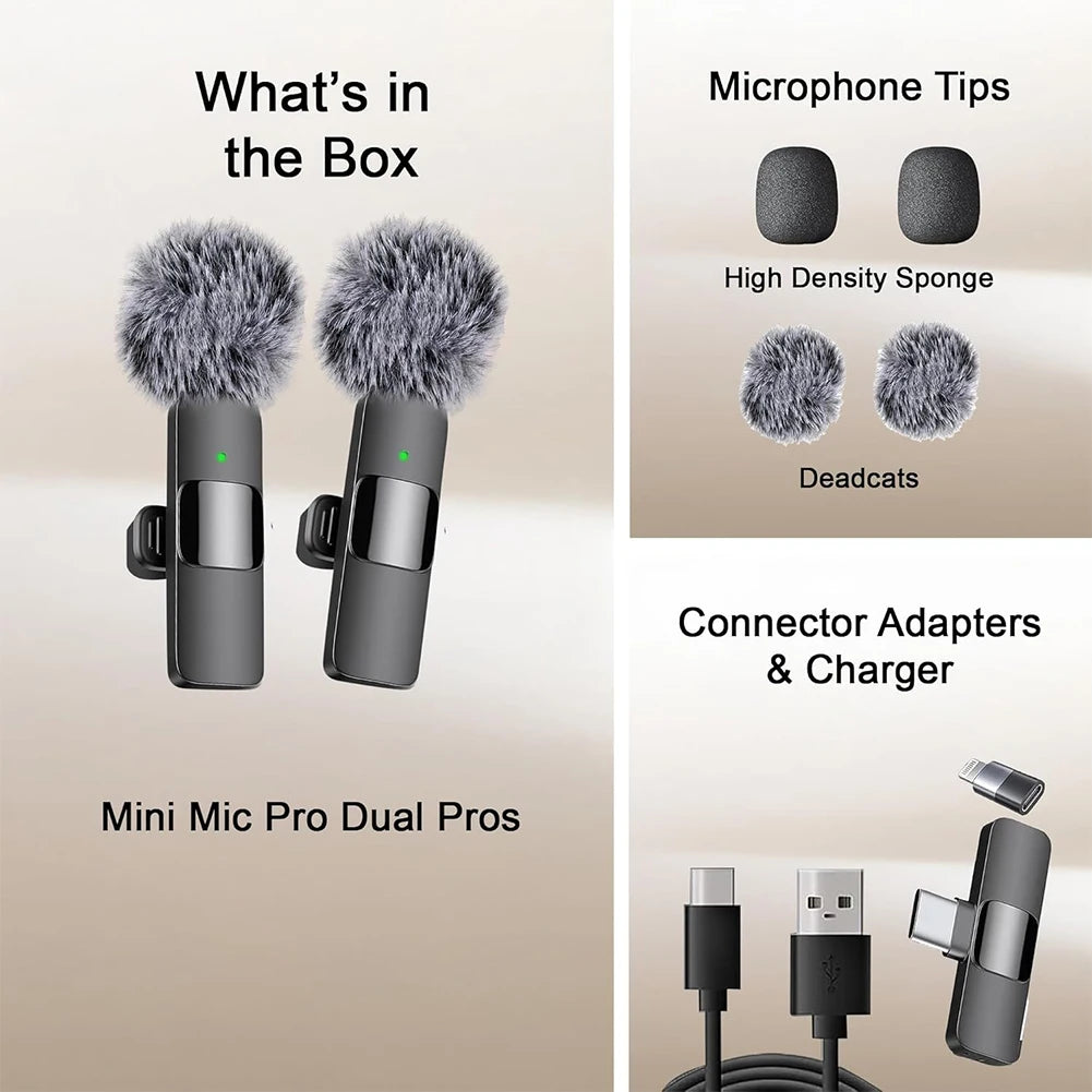 2 In 1 Lavalier Microphone