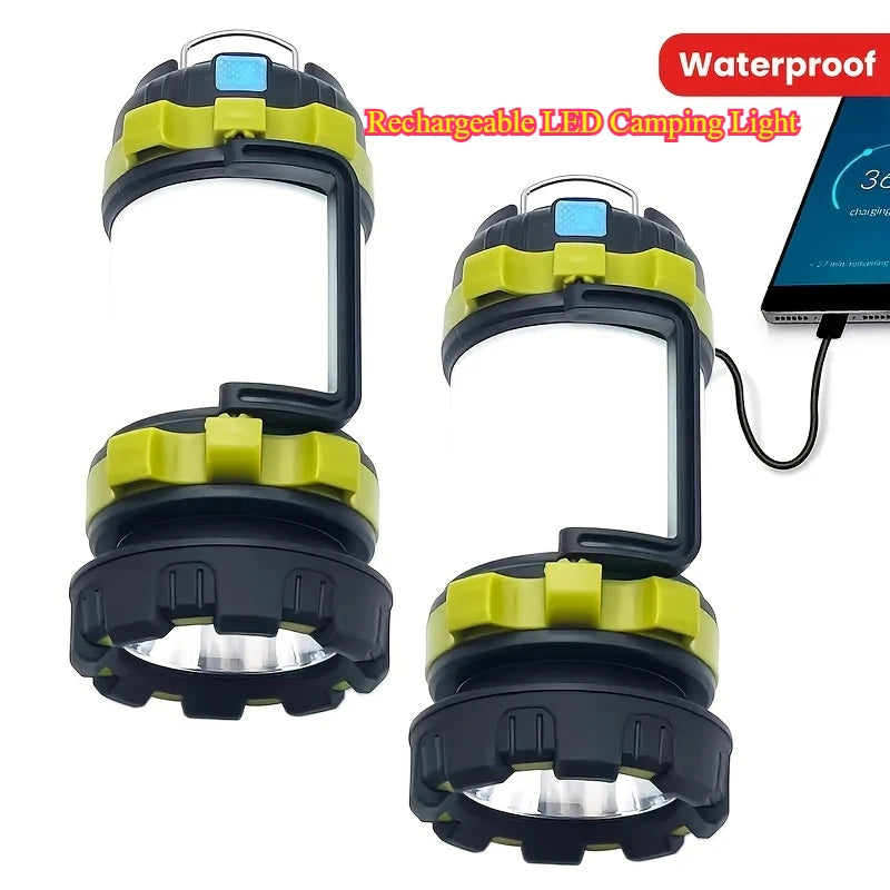 Rechargeable LED Camping Lantern Flashlight