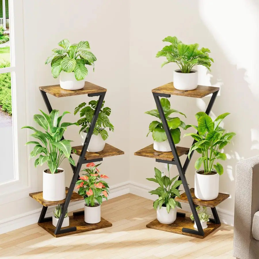2 Pack Plant Stand With Grow Lights