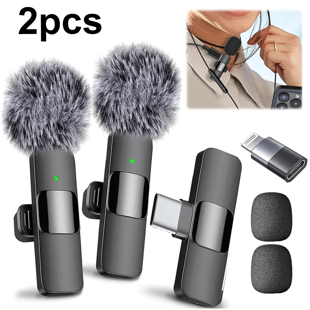 2 In 1 Lavalier Microphone