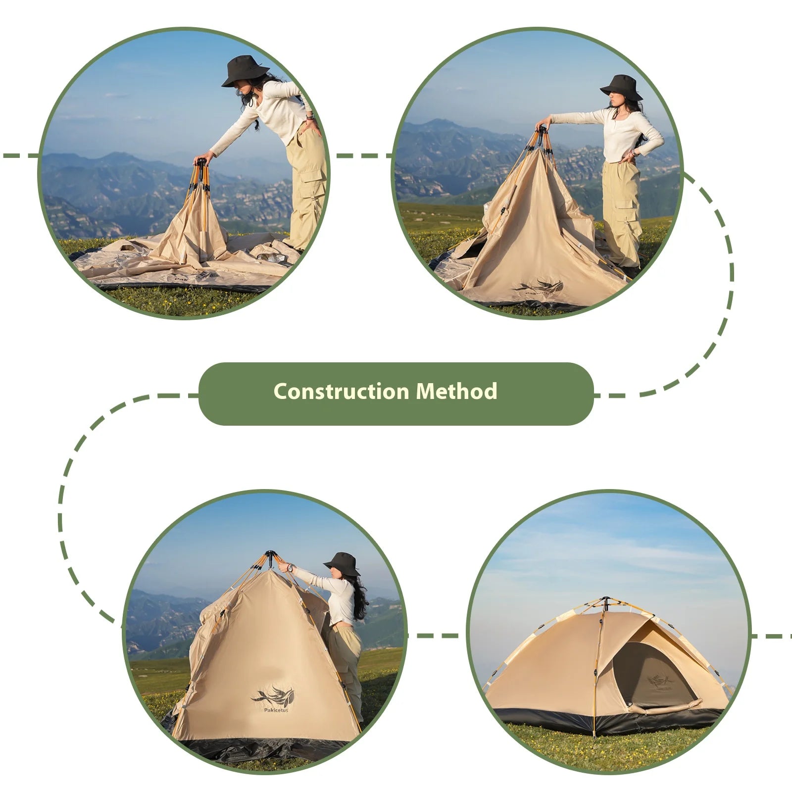 Pakicetus Golden Tent  3-4 Person