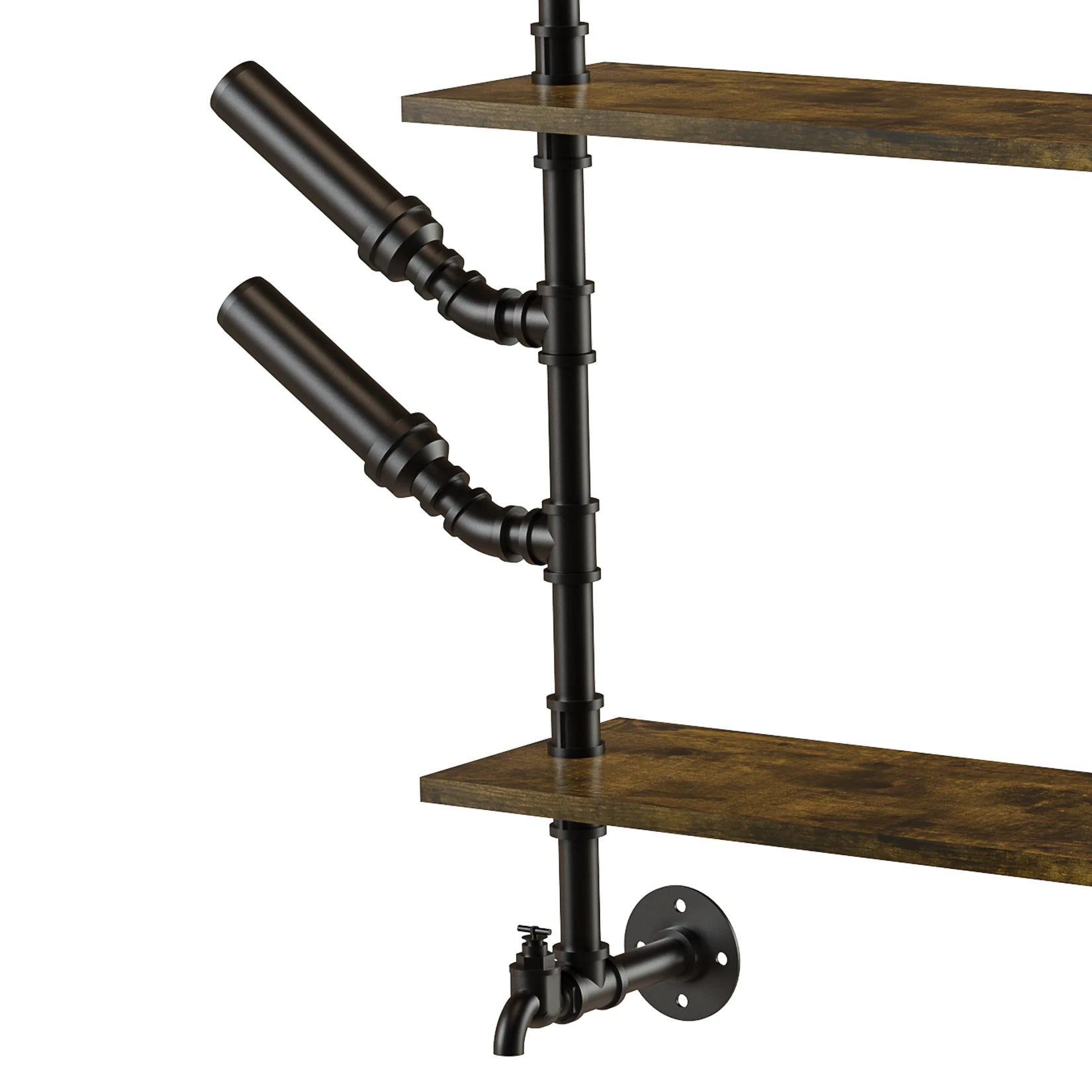 Pipe Bar Liquor Shelf