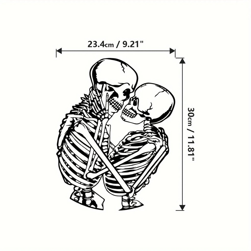 Metal Skeleton Wall Decoration