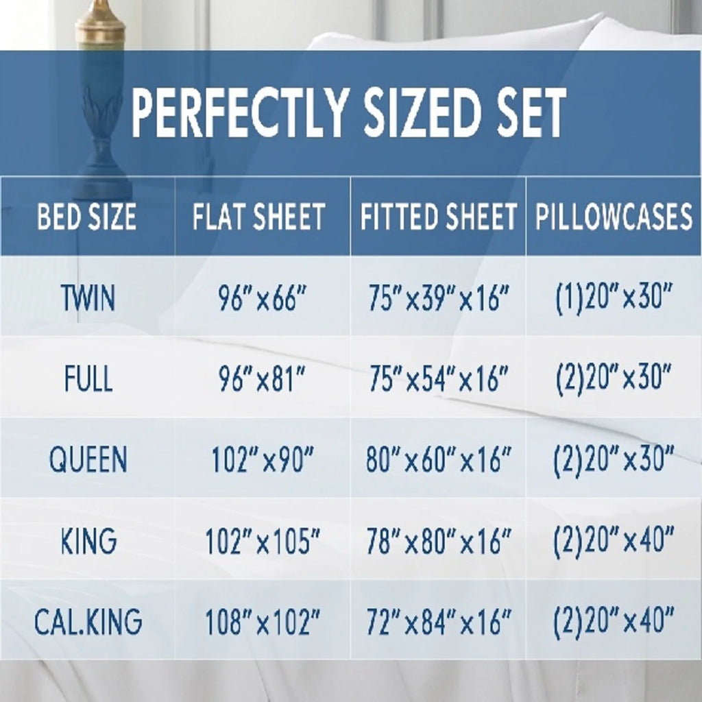 Cooling Bamboo Bed Sheets Set