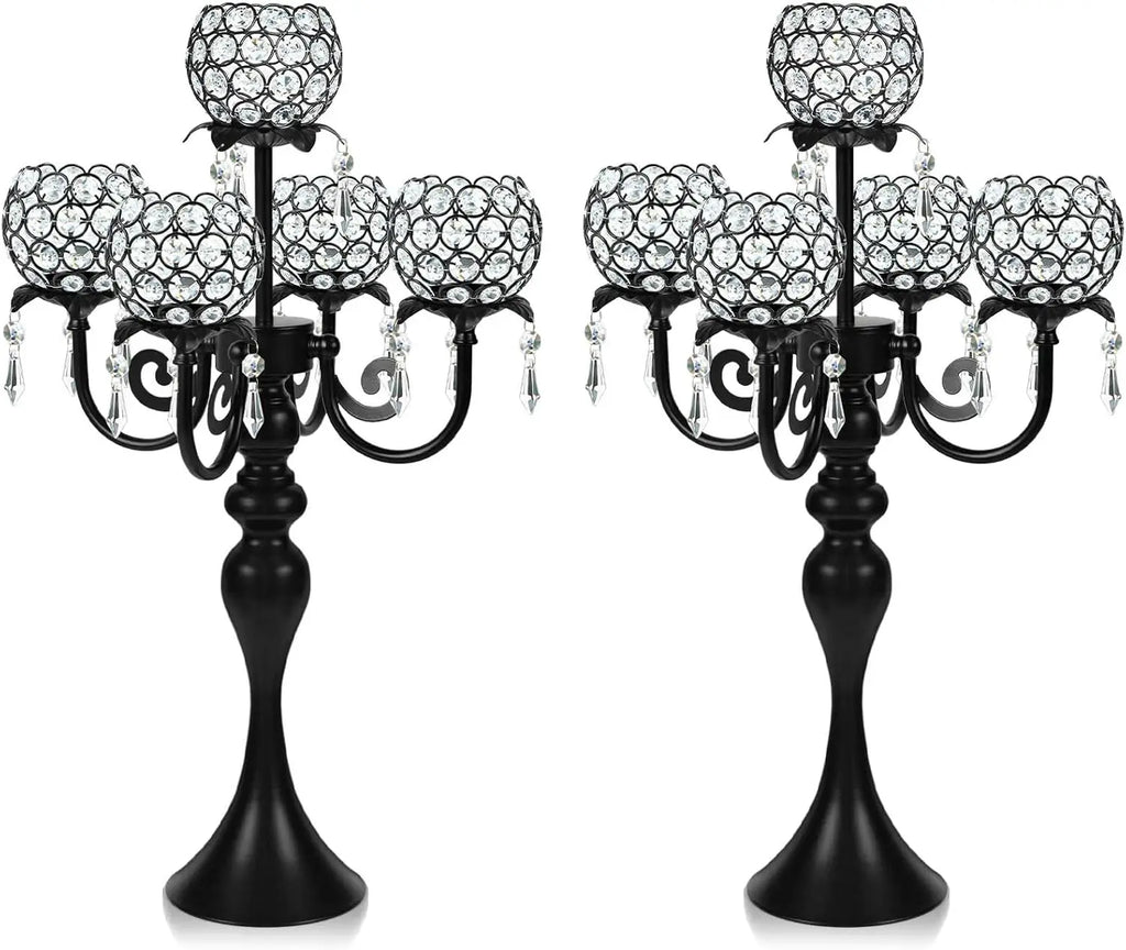 Matte Black Tea Light Candle Holders