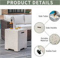 Outdoor Hideaway Tank Table For Gas