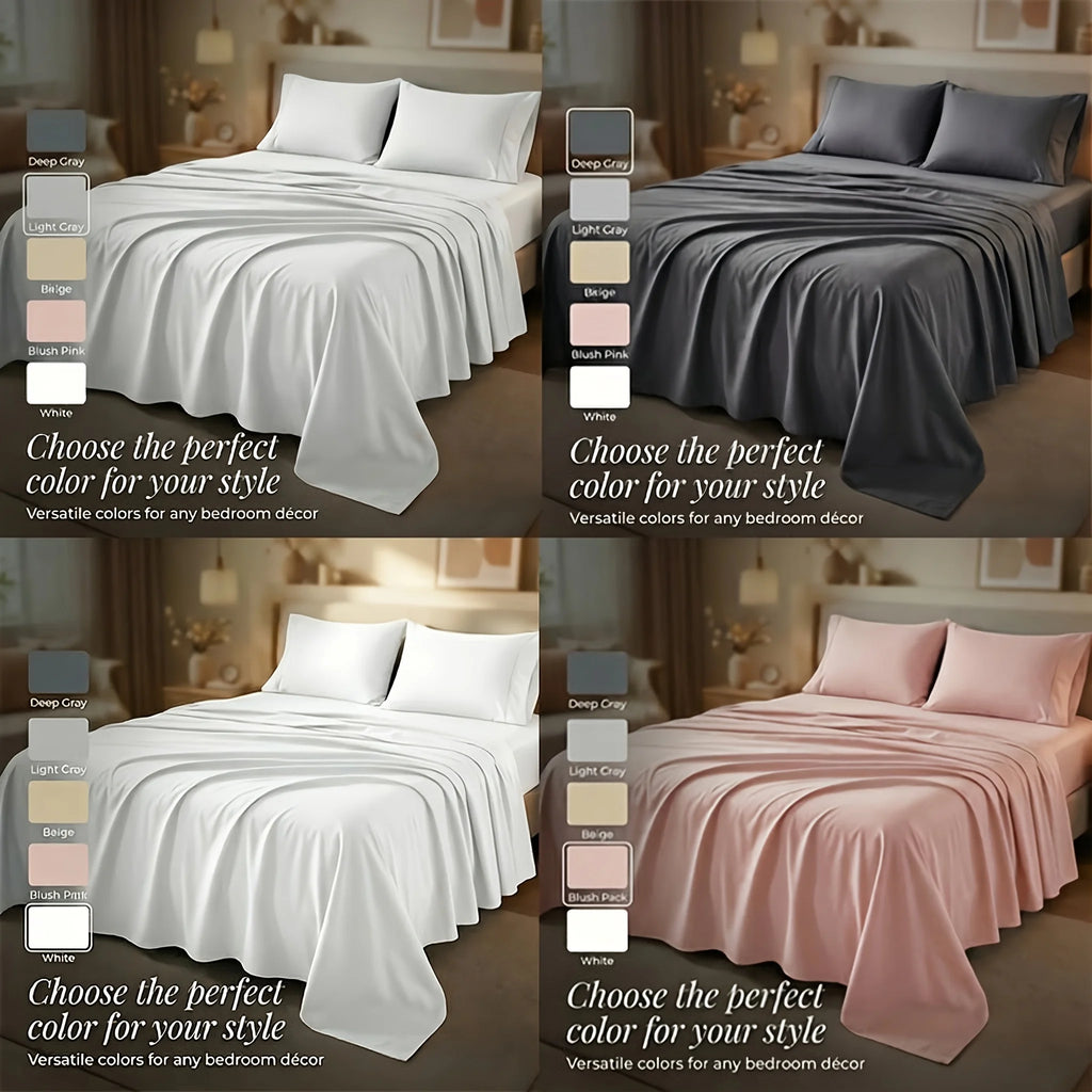 Cooling Bamboo Bed Sheets Set
