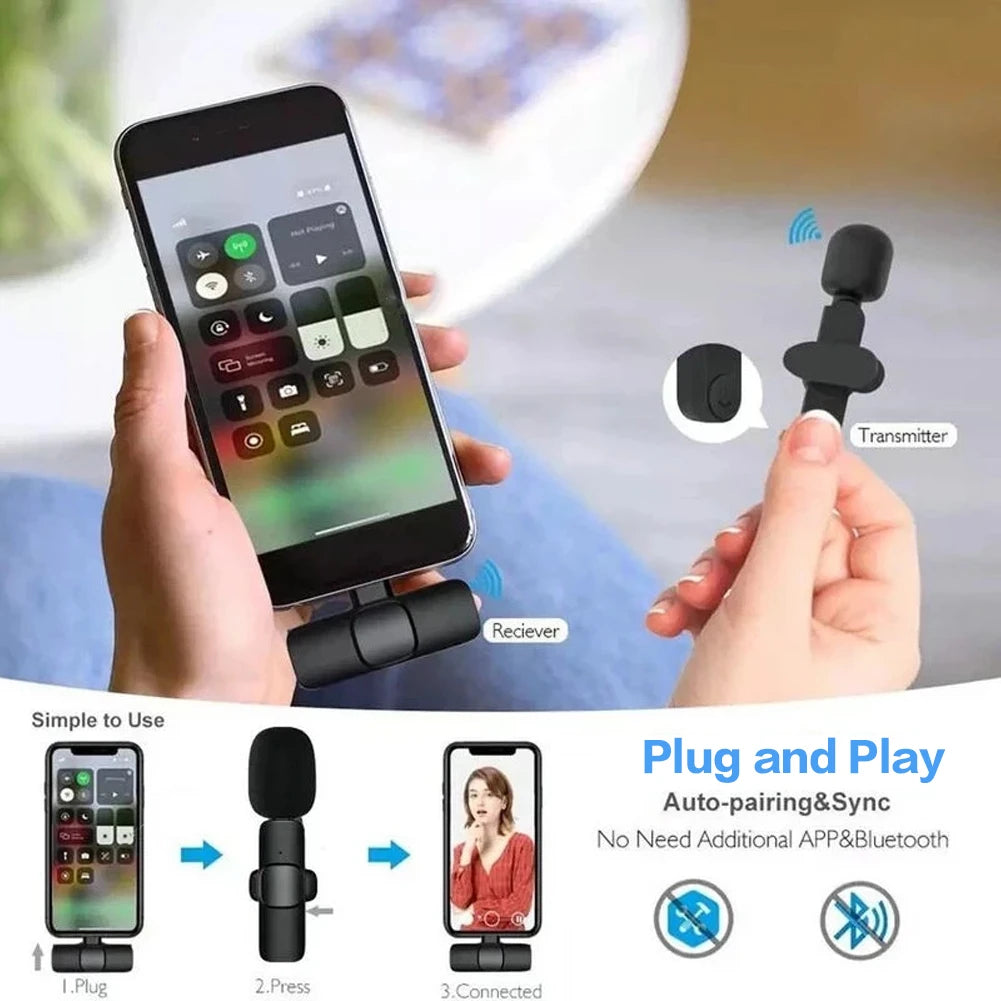 2 In 1 Lavalier Microphone