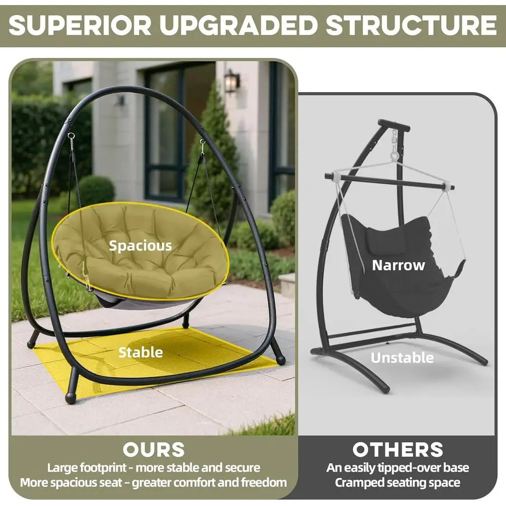 Round Indoor-Outdoor Hammock Chair