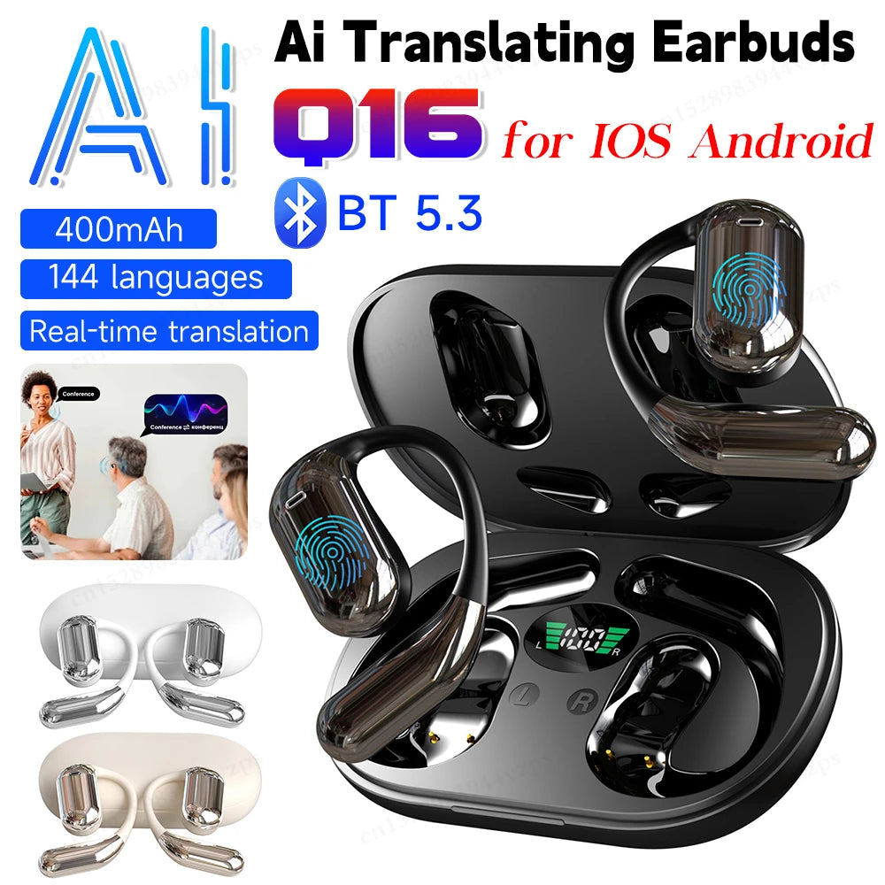 Wireless AI Translator Earbuds 144 Languages