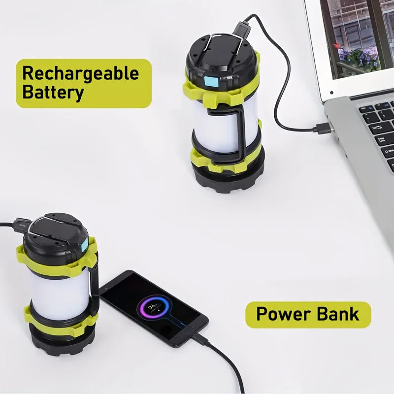 Rechargeable LED Camping Lantern Flashlight